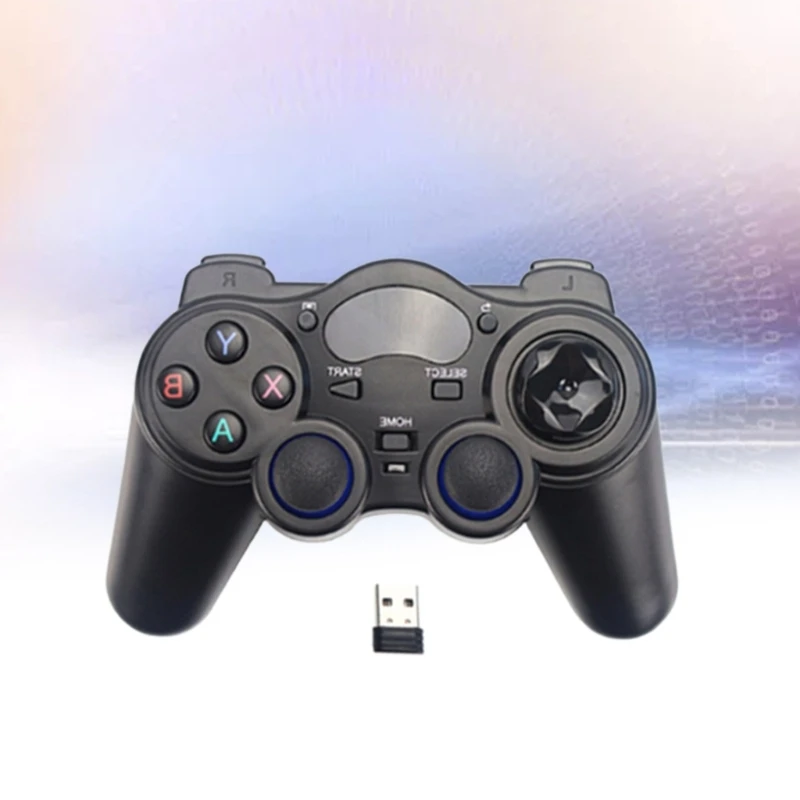 

Gaming Accessories Game Controller Gamepad for 4B / 3B+ / 3B Replacement Portable 2.4G Wireless Controller Black