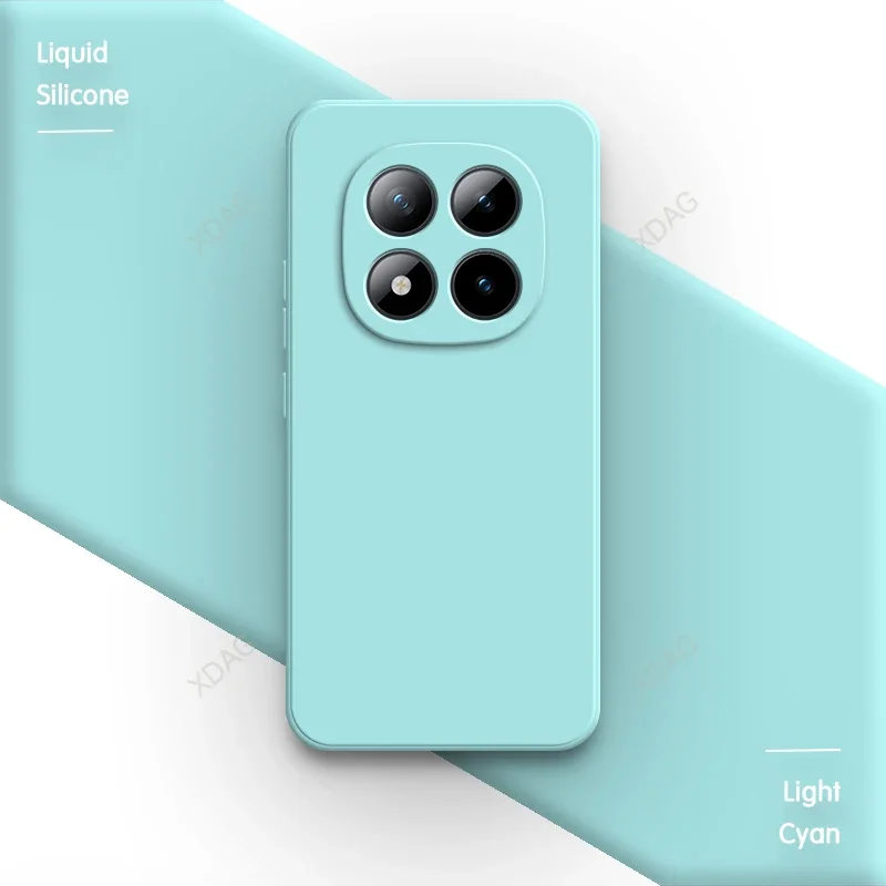 Luxury Liquid Silicone Soft Phone Case - Simple Back Cover