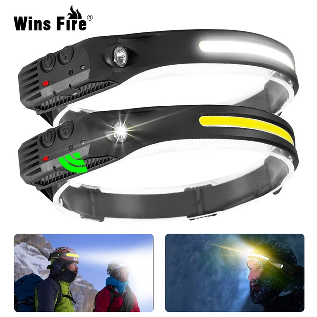 Rechargeable Head Lamp with Powerful Illumination for Camping and Other Outdoor Activities