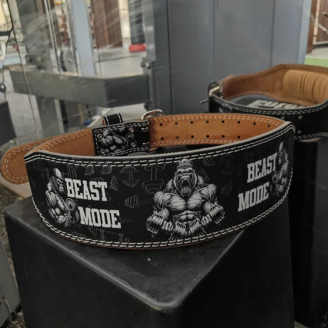 Men Weightlifting Belt Gym Women Weight Lifting Belt Heavy Strength Training Belt for Powerlifting Deadlift Squat Waist Support 3