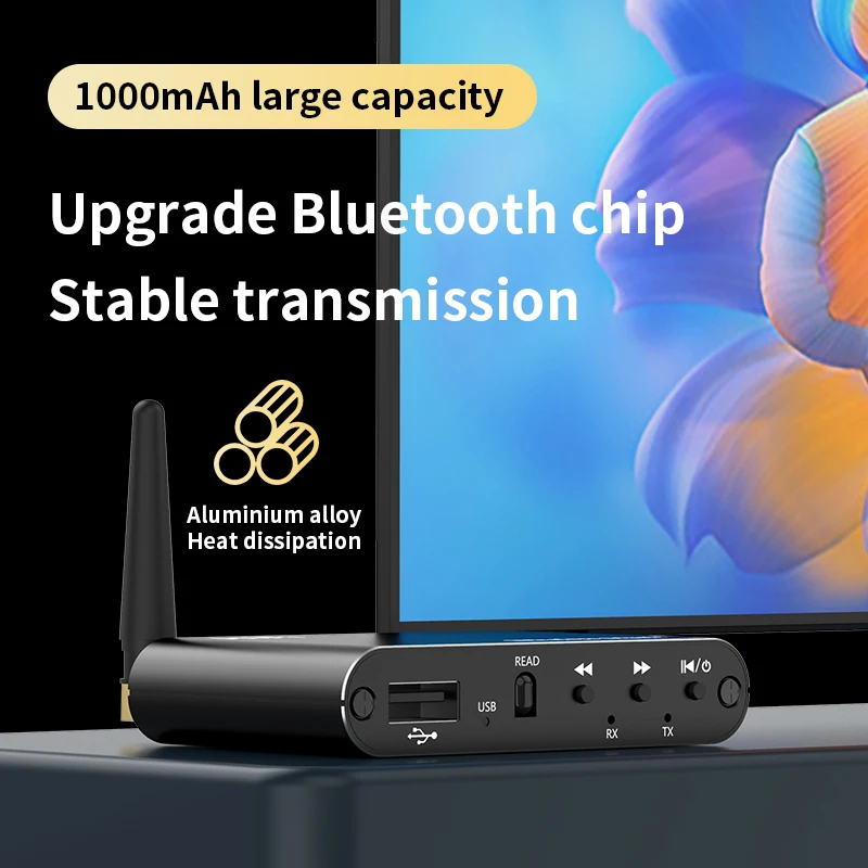 Bluetooth adapter Bluetooth audio receiver Bluetooth transceiver adapter Audio adapter Bluetooth aux adaptor VAORLO 2 IN 1 Bluetooth 5.4 Audio Transmitter Receiver 3.5MM AUX RCA USB U-Disk HIFI Stereo Music Wireless Adapter