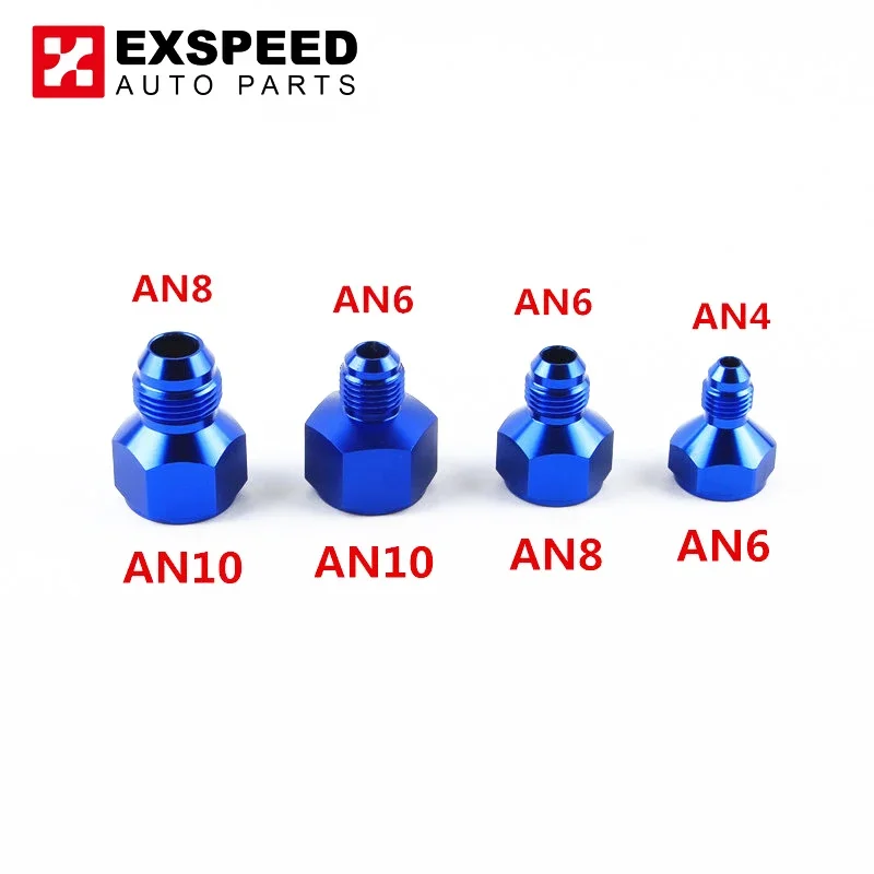 

Female Flare To Male Black Aluminum AN Reducer Fitting Adapter Black Blue