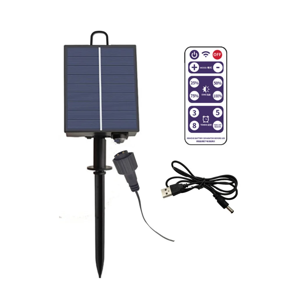 DC3V24VSolarPanelControllerWith8FlashModesRemoteController