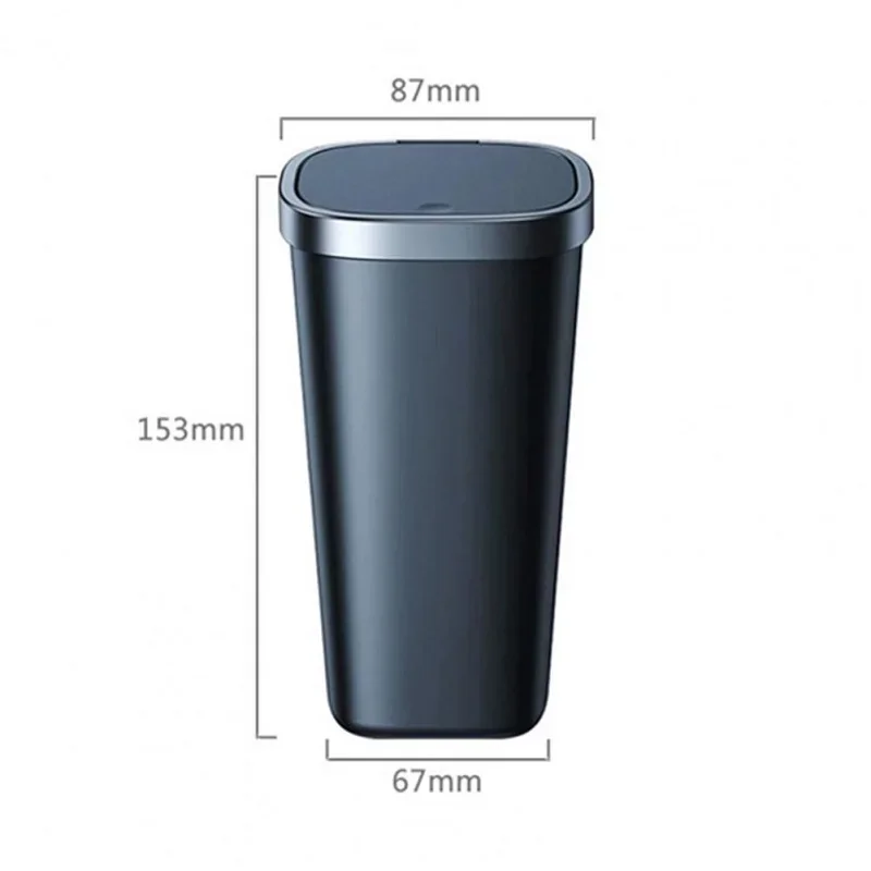 800ML Car Trash Holder Click Garbage Bin Ashtray Dust Case Trash Waste Bag Open Cover Auto Organizer Storage Box Car Accessories
