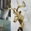 Wall Mounted Hooks Animal Head Rack Coat Caps Wall Hanger Horse Giraffe Elk Elephant Hooks Decorative Decor Bathroom Accessories 2