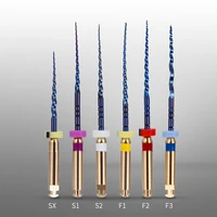 Azdent 6pcs/Pack 25mm SX Dental Files Root Canal Use Rotary Heat Activated  Endodontic Files Rotating File Dentistry Instruments 2