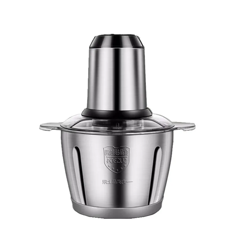 3L Stainless Steel Electric Meat Grinder Food Processor Kitchen Machines Vegetable Chopper Slicer Machine Household Grinder 110v 220v electric chopper 2 speeds meat grinder mincer kitchen blender food processor slicer vegetable food chopper meat slicer