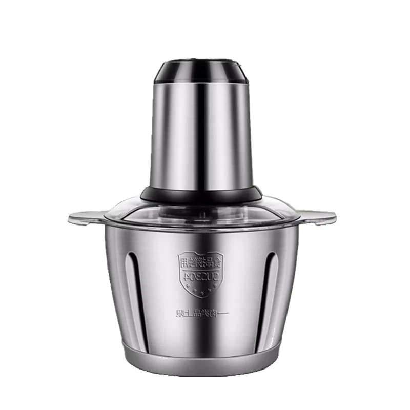 3L Stainless Steel Electric Meat Grinder Food Processor Kitchen Machines Vegetable Chopper Slicer Machine Household Grinder