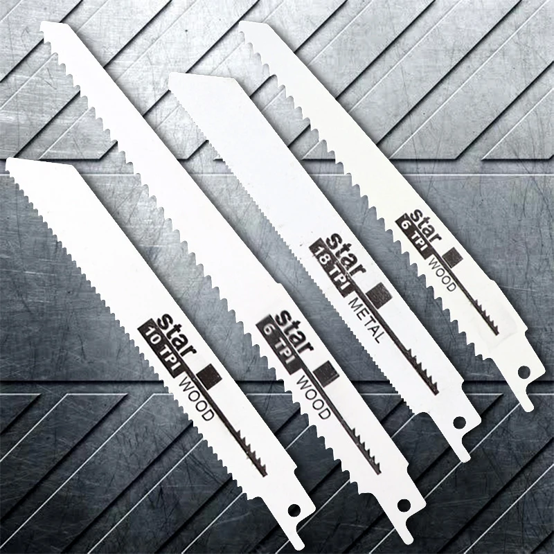 4pcsReciprocatingSawBladesCuttingBoneMeatStainlessSteelSaw