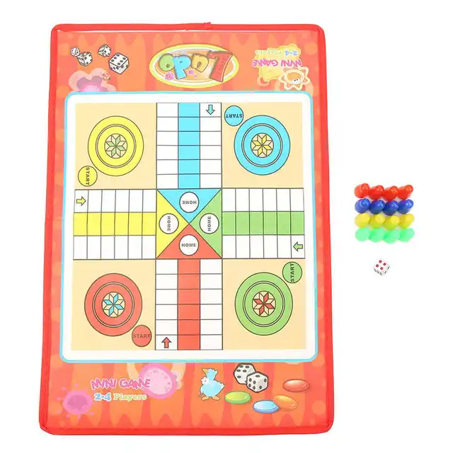 Kids Classic Flight Chess Game Ludo Chess Game Family Party Children Fun Board Game Toys Educational Toys For Children Fun Gifts 3