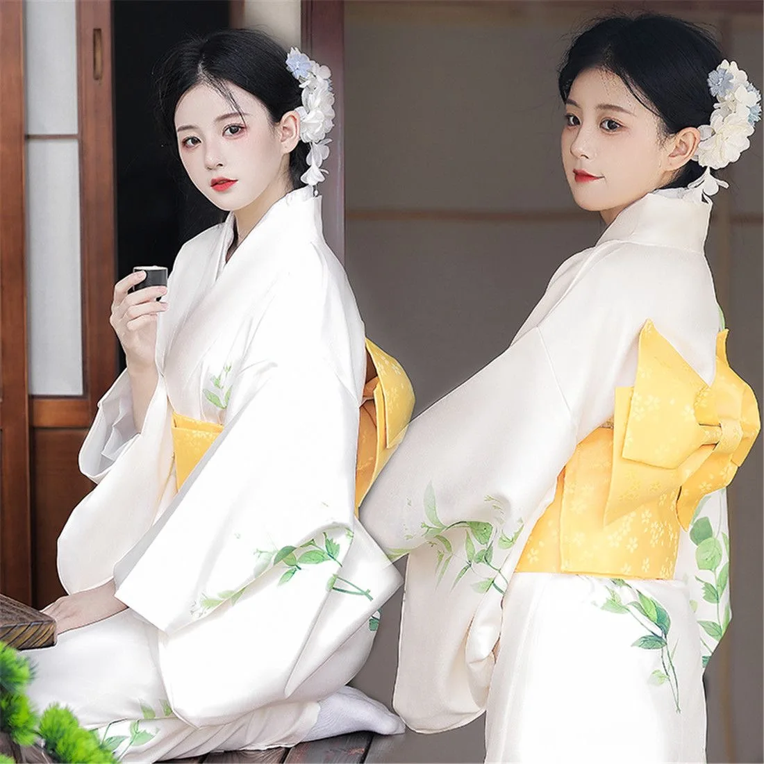 Fashion National Trends Women Sexy Kimono Yukata With Obi Novelty Evening Dress Japanese Cosplay Costume Floral Kimono Women's japanese kimono,japanese kimono cardigan,japanese kimono shirt