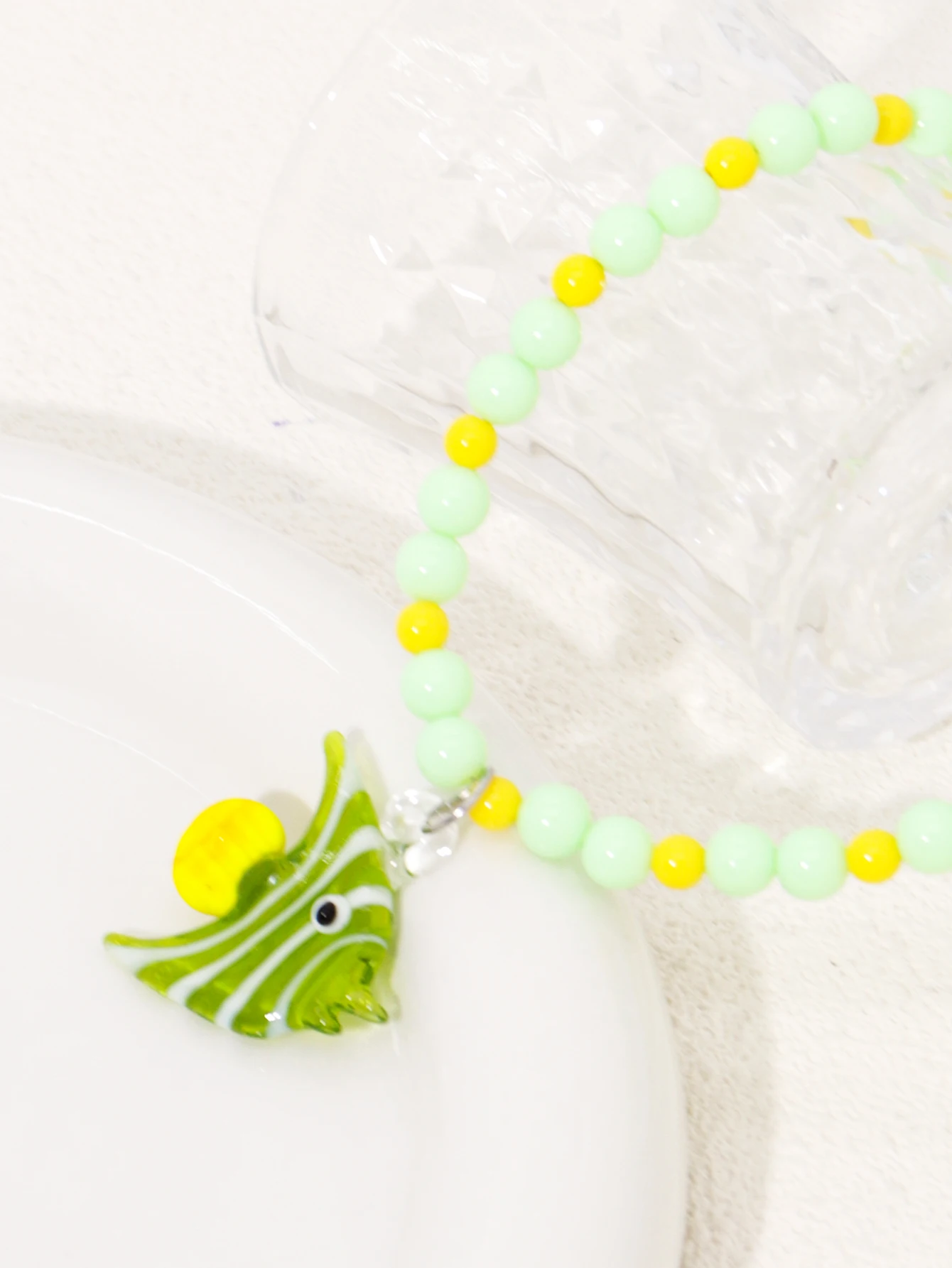 Fashion Cartoon Fish Pendant Womens Charm Necklace