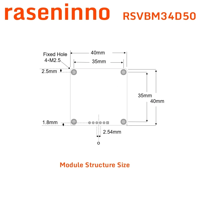 raseninno electronic mmWave radar object sensor module 4D esp32 UART People Presence Motion Tracking Smart Life Home Automation