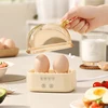120W Mini Electric Egg Boiler Smart Steamer Timing Egg Cooker Breakfast Machine 2 Eggs Portable Steamer Automatic Power Off 220V 3