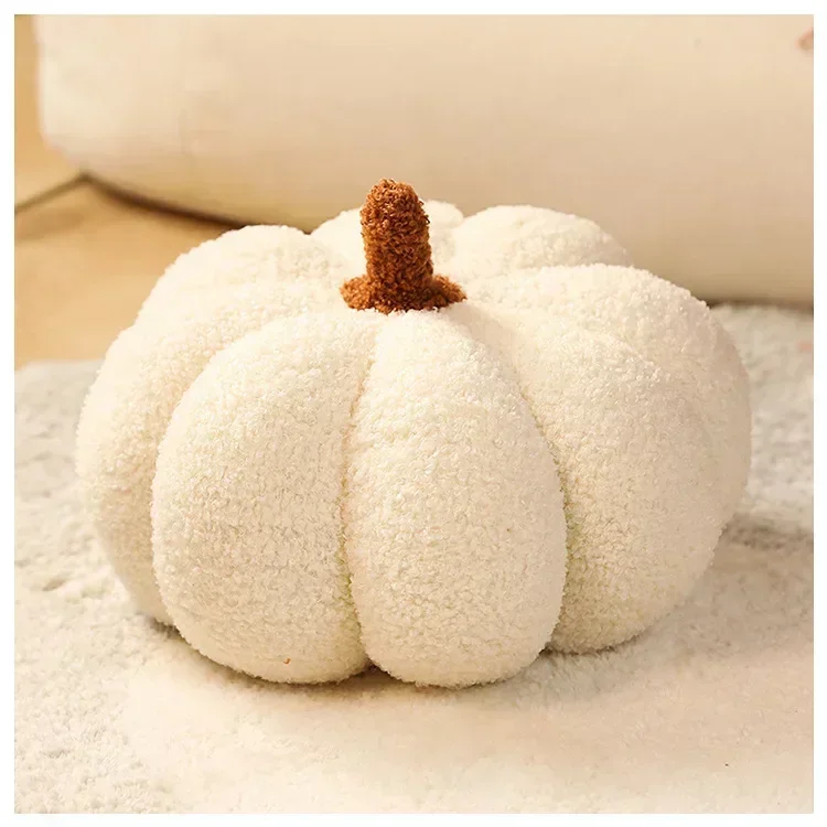 20cm Halloween Plush Cute Colourful Pumpkin Pillow Toys Teddy Fluffy Vegetable Cushion Macaroon Colour Home Decoration Halloween