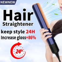 2 IN 1 Professional Hair Straightener & Hair Dryer Styling Tool Negative Ion hairdryer Iron Long-Lasting airstrait