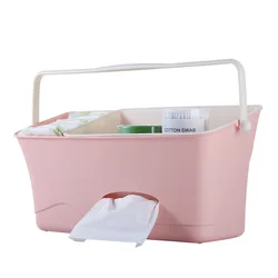 Diaper table, storage box at the head of baby bed, bag hanging, milk bottle, diaper arrangement, bedside multifunctional storage