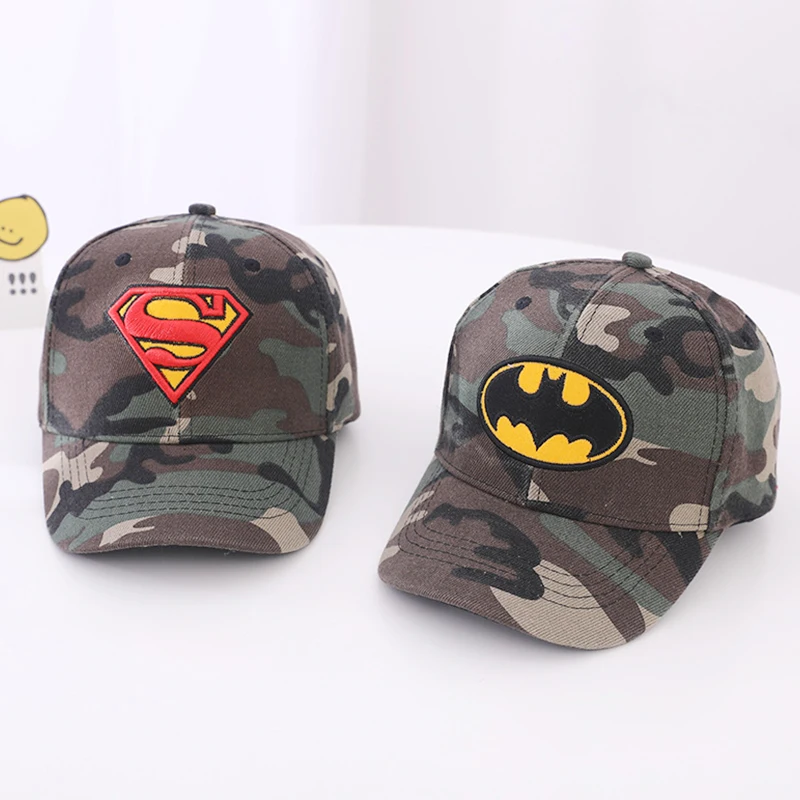 Autumn Disney Anime Spiderman Baseball Cap For Children Outdoor Kids Camouflage Caps Boys Cartoon Embroidery Hip Hop Sun Hat 3