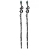 2 Pcs Vintage Hairpin Clips Womens Sticks Fork Snake Zinc Alloy Chopsticks Accessories Women's 4