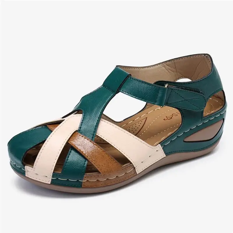 Women sandals Wedge sandals Comfortable sandals Women Outdoor Sandals Casual Plus Size Slippers Round on Plus Size Wedge Shoes