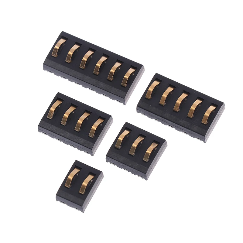 수 커넥터 전원 충전 시트 배터리 커넥터, 용수철 압축 접점, 4mm 피치, 2P, 3P, 4P, 5P, 6P, 6 핀, 1 개