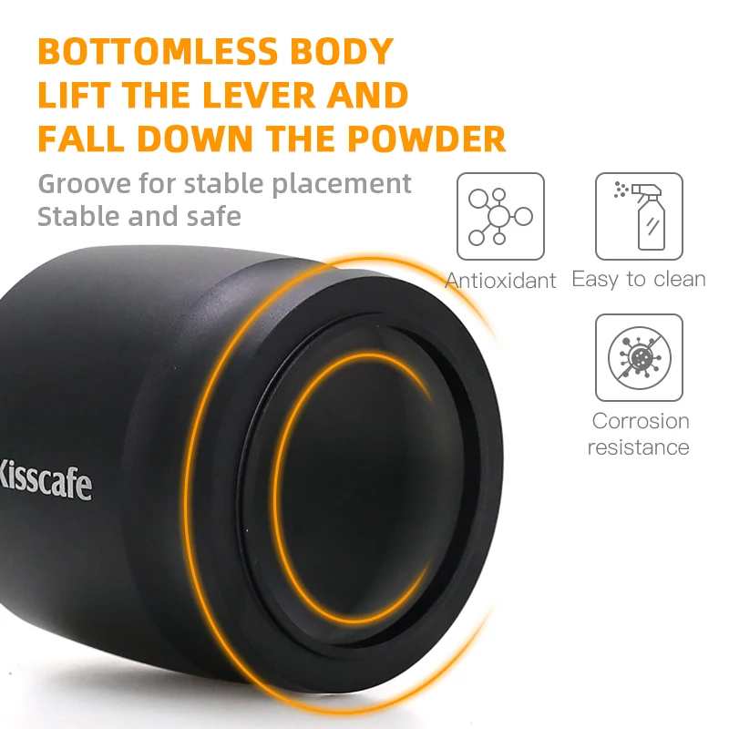 موزع قهوة اسبريسو احترافي 58 مم - أداة توزيع وتجان...