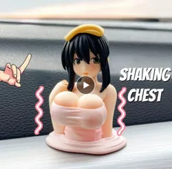 Interior Car Dashboard Decorations Widget Sexy Anime Chest Shaking Ornament For Girls Boys Home Decor Gifts Kanako
