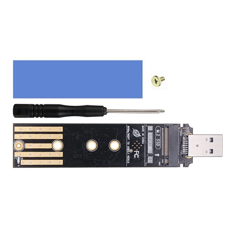 

Двухпротокольный корпус SSD USB C M.2 NVME Pcie NGFF USB3.1 GEN2 10 Гбит/с M2 SSD стандартный адаптер для 2230/2242/2260/2280 SSD