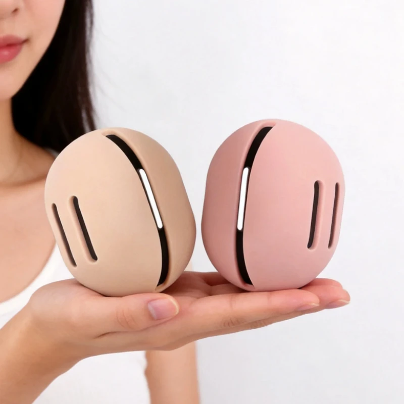 2개입 메이크업 스펀지 홀더 ? 깨지지 않는 실리콘 뷰티 블렌더 케이스, 메이크..