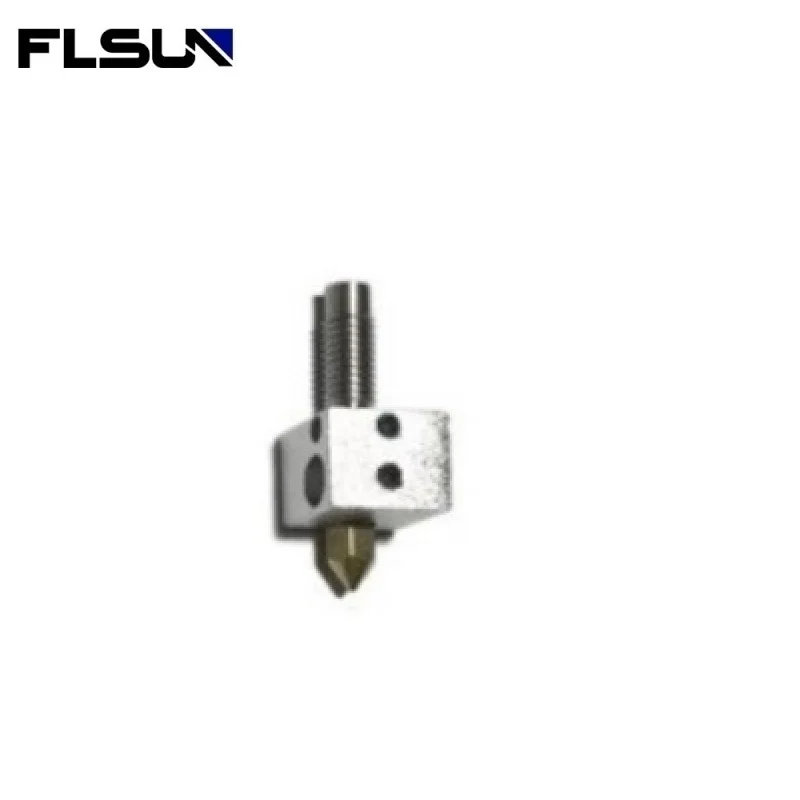 Sell Like Hot Cakes Flsun QQS PRO 3d Printer Accessories V6 Version Extrusion Brass Nozzle Heating Block Kit Stainless sell like hot cakes flsun sr 3d printer accessories v6 version extrusion brass nozzle heating block kit stainless