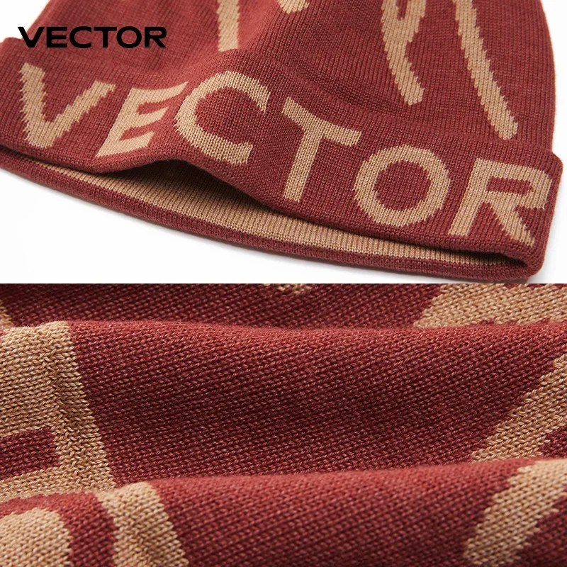 VECTOR Windproof and Warm Knitted Hat Suitable for Cycling Outdoor Hiking Beach Daily Fashion Wear