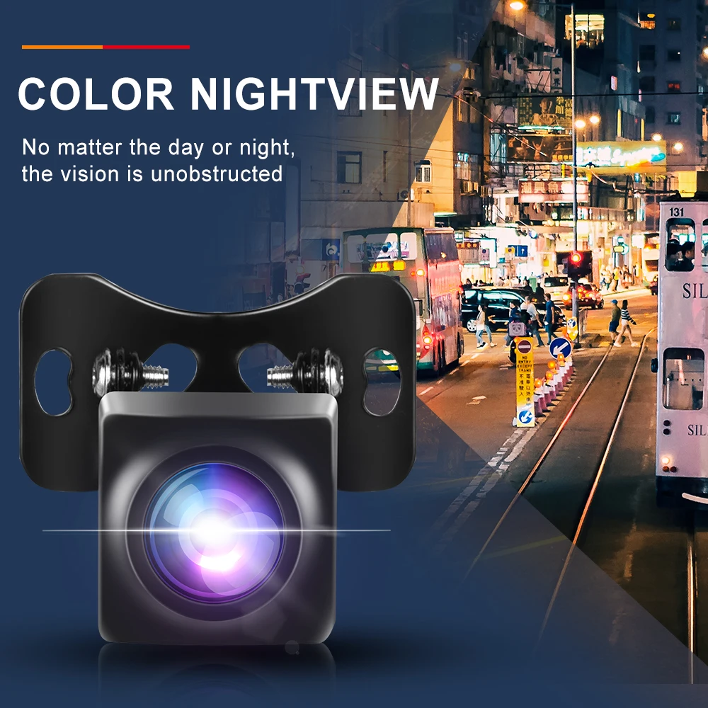 

Leekooluu 4 Pin AHD 1080P Автомобильная камера заднего вида, видеокамера ночного видения, широкоугольная парковочная камера для автомобильного зеркала, видеорегистратор