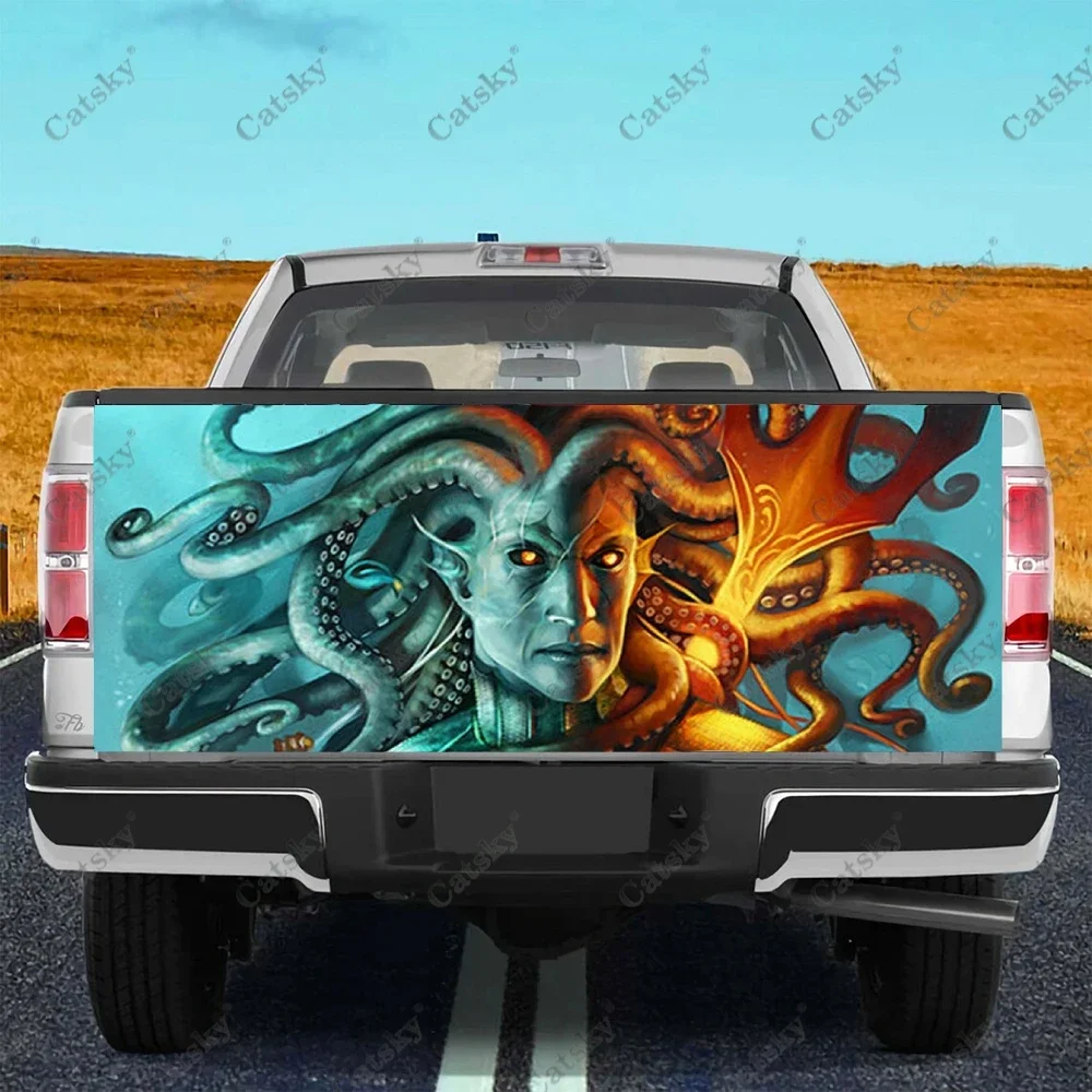 

Fantasy Creature Truck Tailgate Wrap HD Decal Graphics Universal Fit for Full Size Trucks Weatherproof & Car Wash Safe