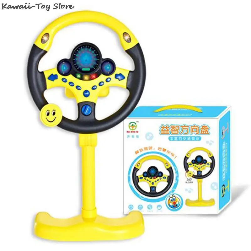 Electric Simulation Steering Wheel Toy With Light And Sound Educational Children Co-Pilot Children'S Car Toy Vocal Toy Gift 5 Electric Simulation Steering Wheel Toy With Light And Sound Educational Children Co-Pilot Children'S Car Toy Vocal Toy Gift 5