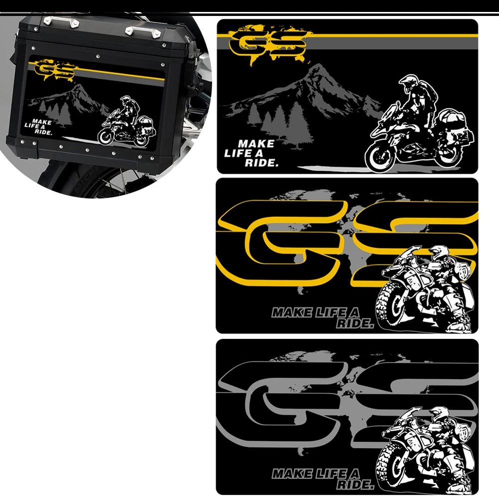 R 1200 1250 Gs Gsa Hp Adesivi Per Baule Decal Per Bmw R1250Gs R1200Gs F850Gs F800Gs G310Gs F 750 850 800 Valigie In Alluminio