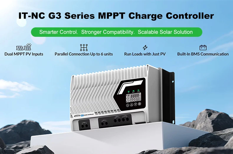 Solar Charge Controller 50A 60A EPEVER IT5420NC IT6415NC IT6420NC G3 IP32 Waterp