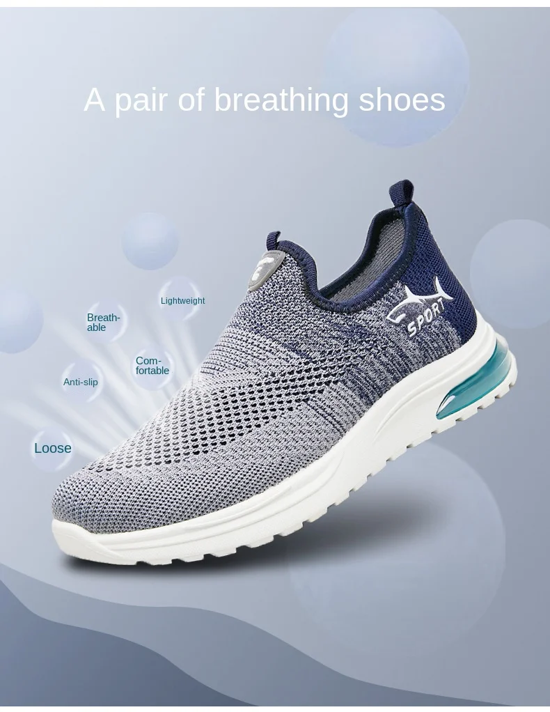 Chaussures décontractées homme en mesh respirant confortables_voghion.com