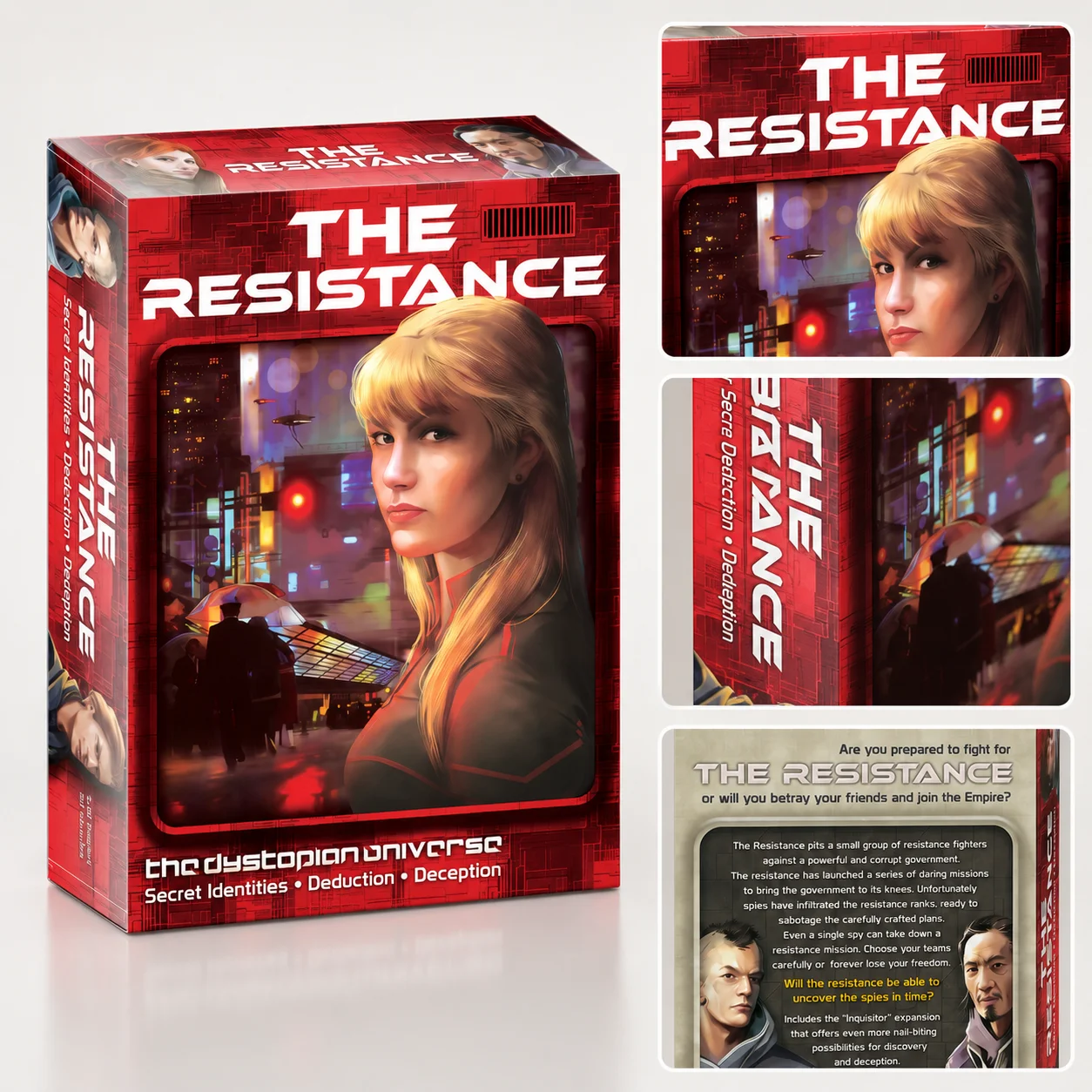 Intrigue & Deception: A Secret Identity Social Deduction Strategy Party Game