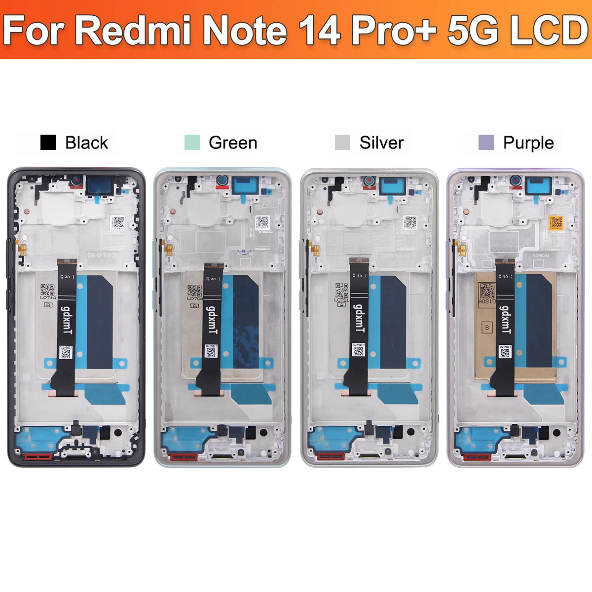 Xiaomi Redmi Note 11 Pro Plus 5G/ Poco X4 Pro 5G/ Note 10 pro/ Note 10 Pro Max LCD Touch Screen Assembly