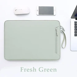 Waterproof Multi-Size Laptop Shoulder Bag and Sleeve Cover for Pro 16.2 M1 M2 M3 M4 (Fresh Green)