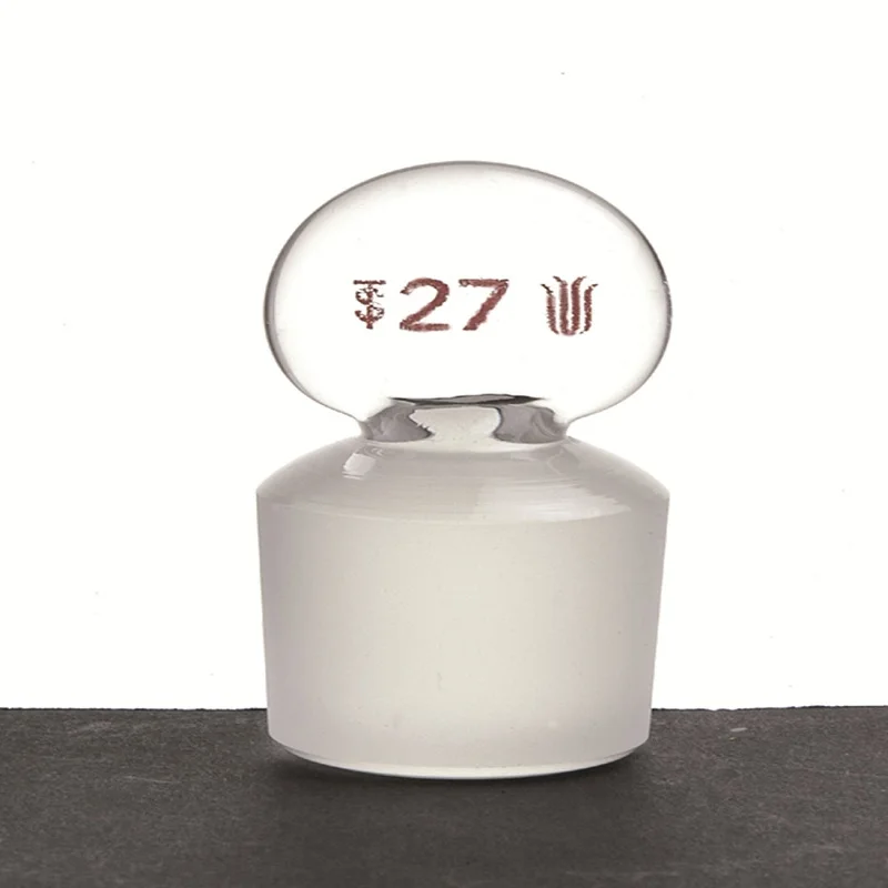 

SYNTHWARE Solid glass plug, STOPPER, GLASS, FLASK LENGTH, PENNY-HEAD, Borosilicate glass, S28