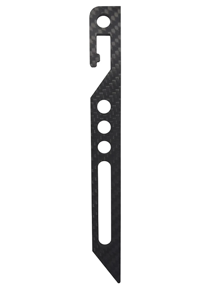 13.3g 7 인치 18cm 야외 탄소 섬유 초경량 텐트 스테이크, 해변 모래 지상 스노우 필드 텐트 페그 