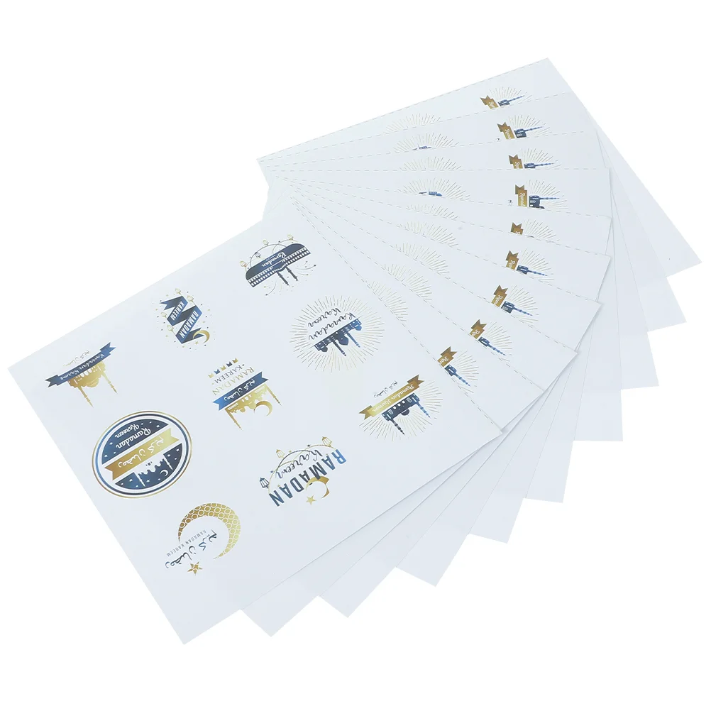 

Ramadan Festival Stickers Mubarak Eid Decorations Bathroom Gift Label Candy Decorate