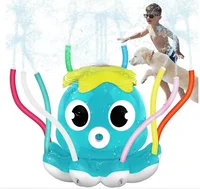 Outdoor Water Spray Sprinkler for Kids and Toddlers Summer Outside Toys Backyard Games with 8 Wiggle Tubes for Boys Girls 1