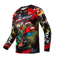 Maillot de descente Motocross VTT vêtements vélo Moto à manches longues sport T-shirt hommes cyclisme maillot vtt chemises course DH 1