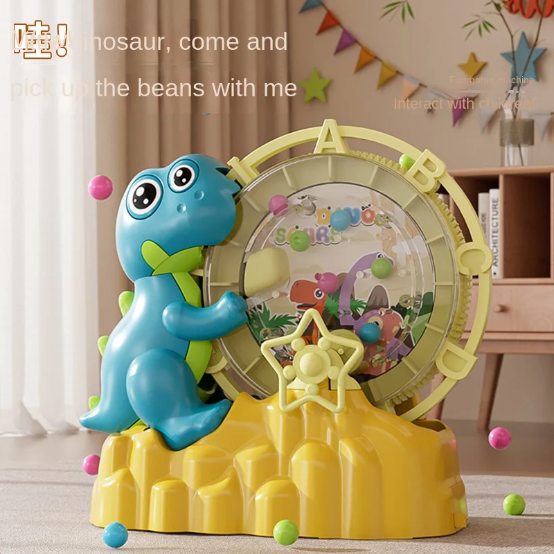 Dinosaur Ferris wheel Pinball machine Children's Toys Montessori Parent child interactive Bean picking machine Desktop games 2