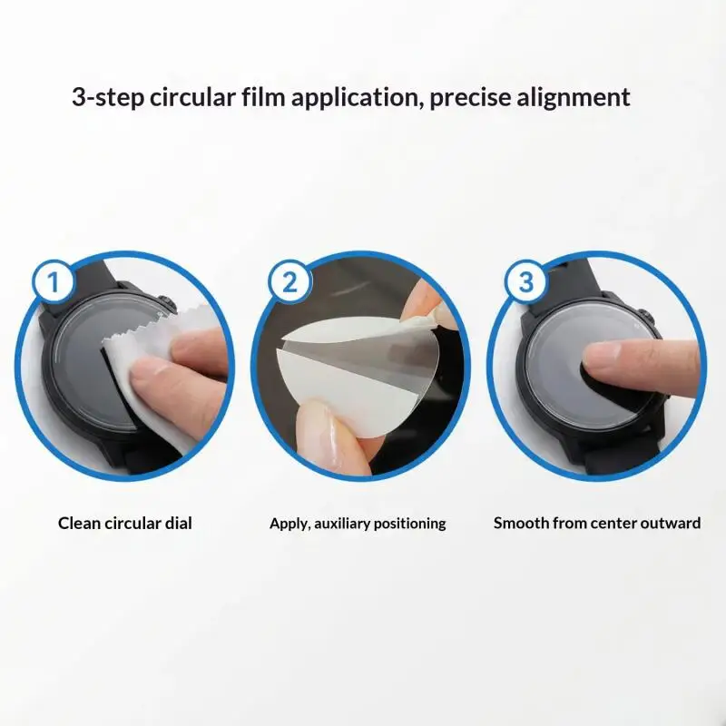 5er-Pack Displayschutzfolie für Coros Pace 4 SmartWatch, weiches TPU, reparierbare Hydrogelfolie, kratzfest, für Coros Pace 3, einfache Installation – Detail 1