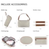 7pcs Nappy Changing Bag Set,Multifunction Mummy Tote Bag Baby Changing Bag Shoulder Handbag Travel Diaper Bag 4