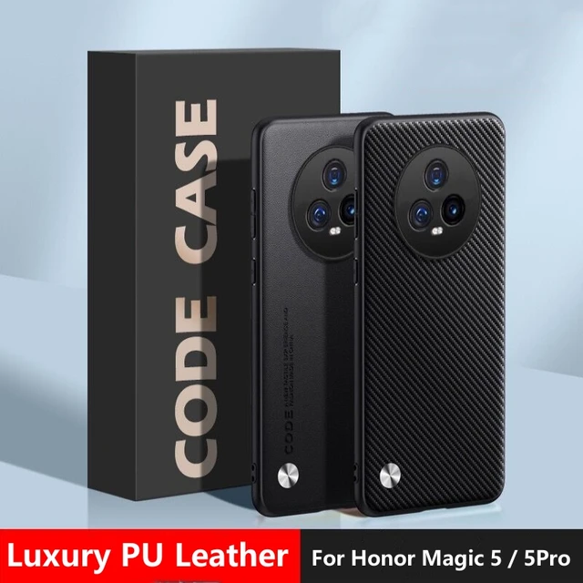For Honor Magic 5 Pro 5G Case Cover Lens Protective Shockproof Phone Back  Soft TPU Leather Funda Huawei Honor Magic5 Magic 5 Pro - AliExpress