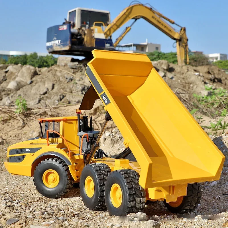 Large RC truck 1:20 Double E E591 A40G 6WD Rc Dumper  Cars Trucks Remote Control Car Tractor Articulated Dump Engineering Car 4